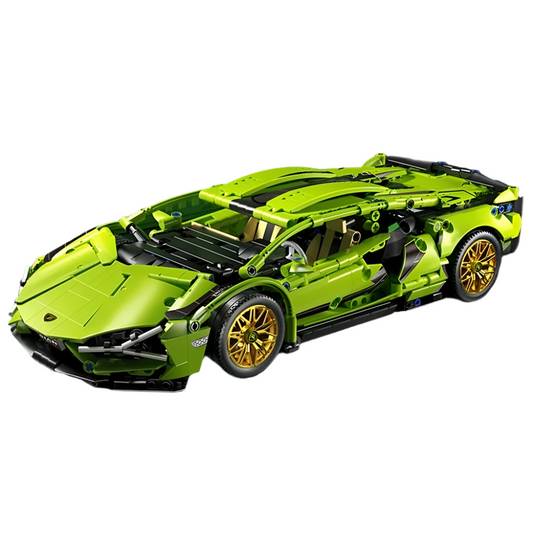 GREEN SPORTS CAR | 1314PCS